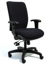 AXER HB. Arms. Synchro Mech. Seat Tilt. Ratchet Back. Fabric Any Colour